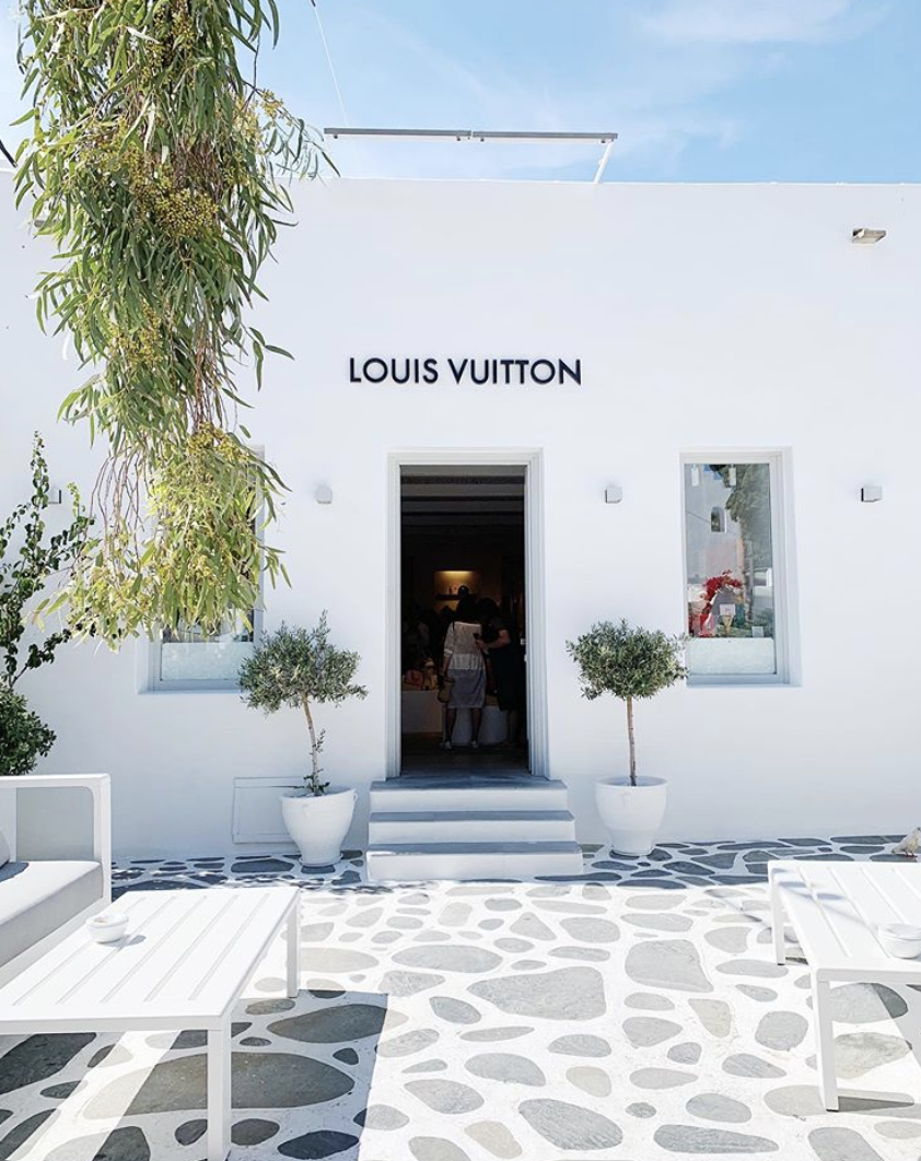 Louis Vuitton's Pop-up Store in Mykonos