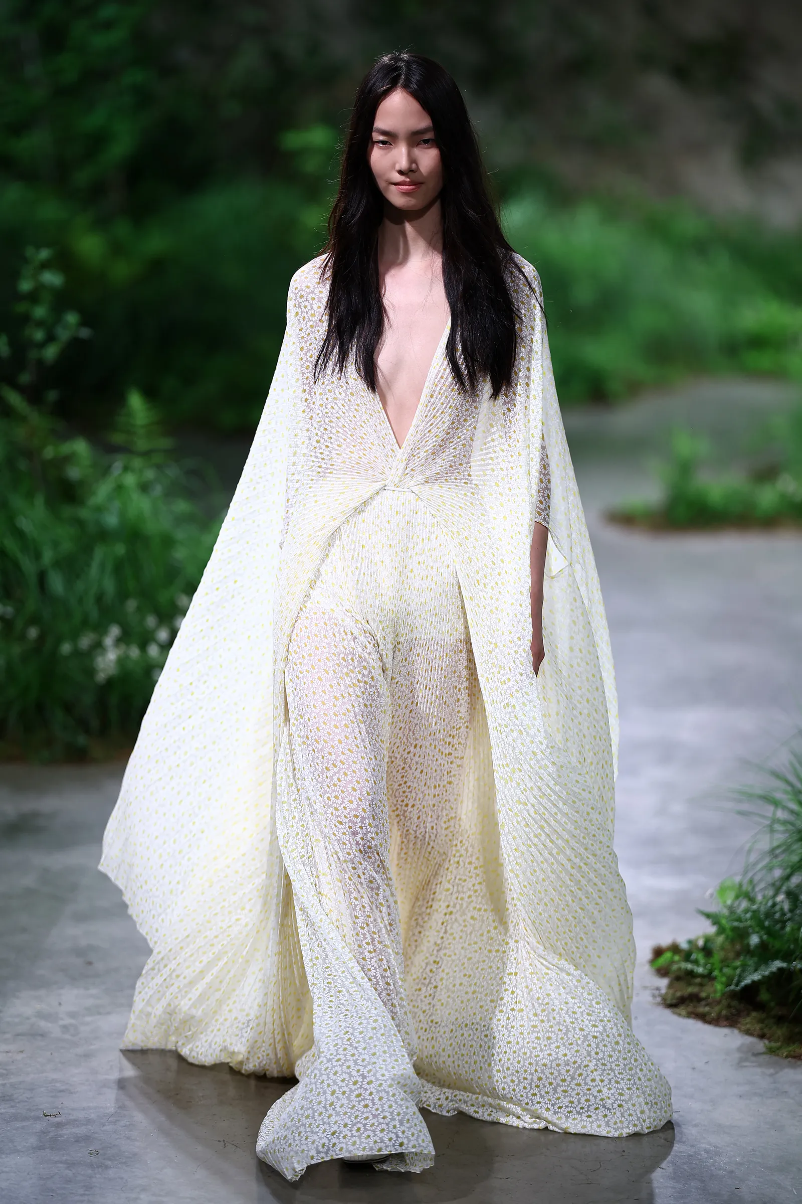 The final look on the Gucci Cruise 2025 runway. HENRY NICHOLLS/GETTY IMAGES