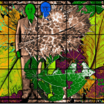 Gilbert & George, Cottage Garden, from The Paradisical Pictures series, 2019. Courtesy Gilbert & George